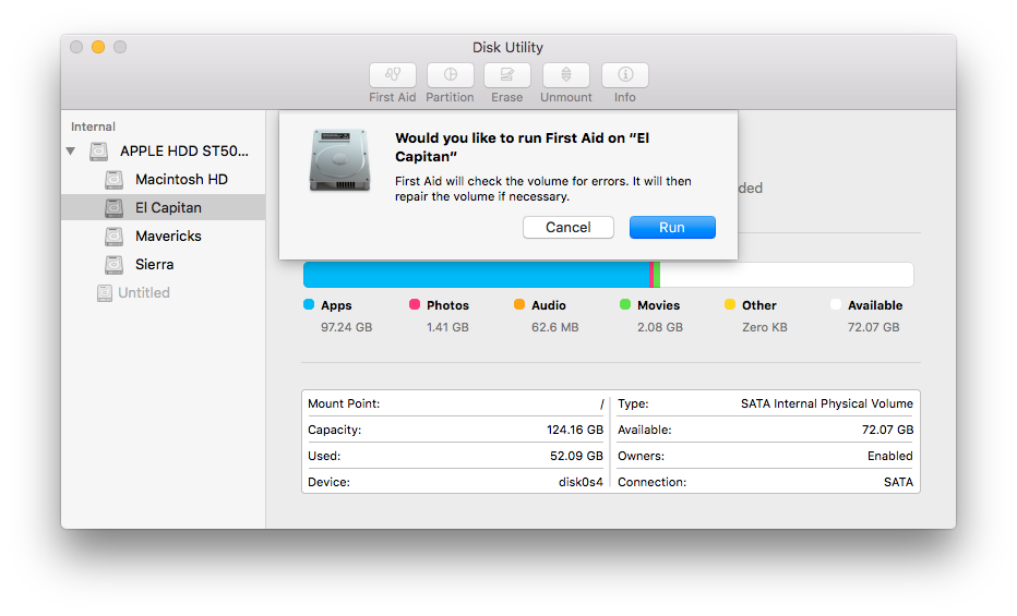 Mac disk utility restore